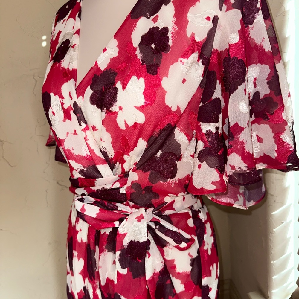 Blaire Wrap Dress in Shadow - Picture 3 of 6
